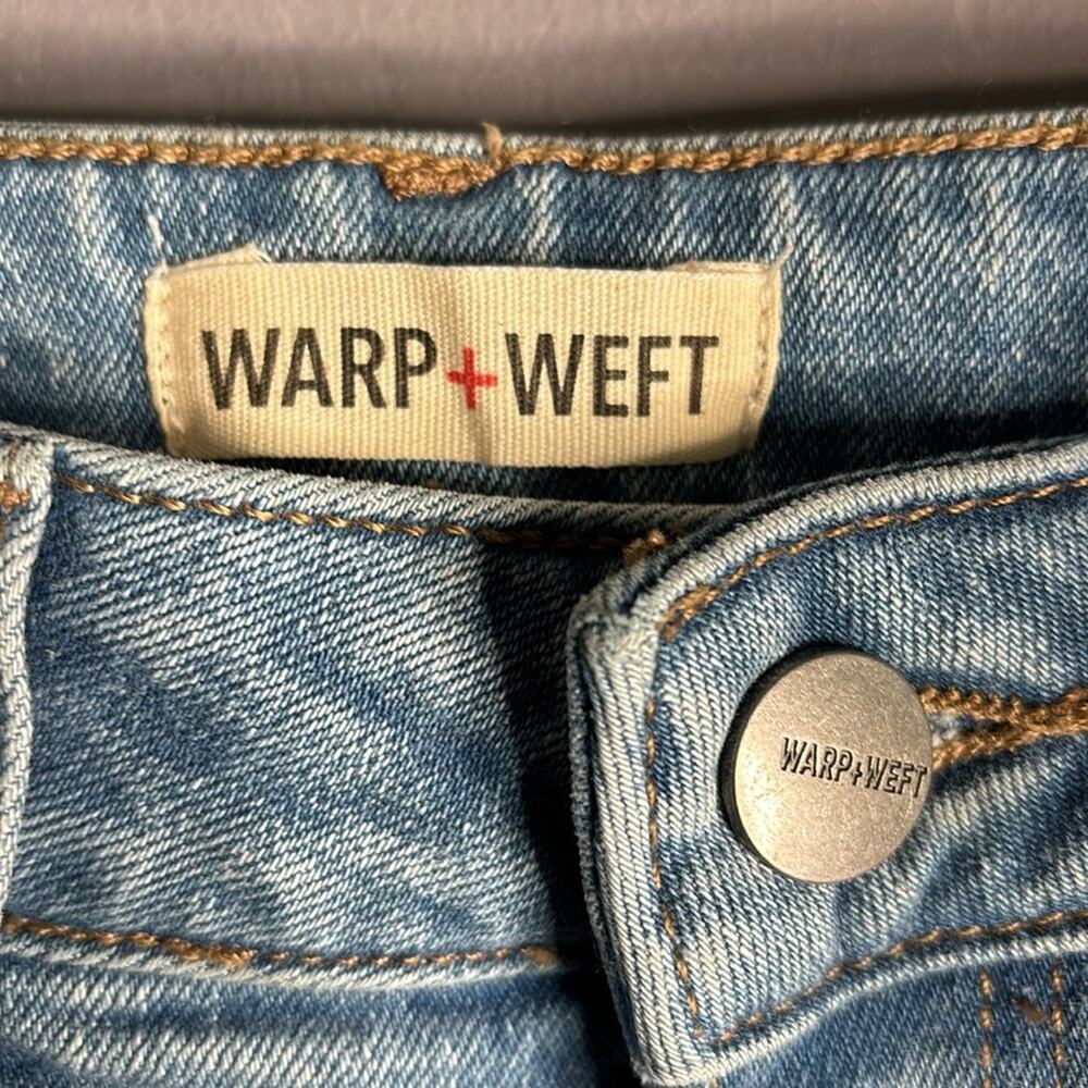 Warp + Weft Palm Sprint Bootcut High Rise Light Wash Jeans 27x26 - Picture 4 of 8